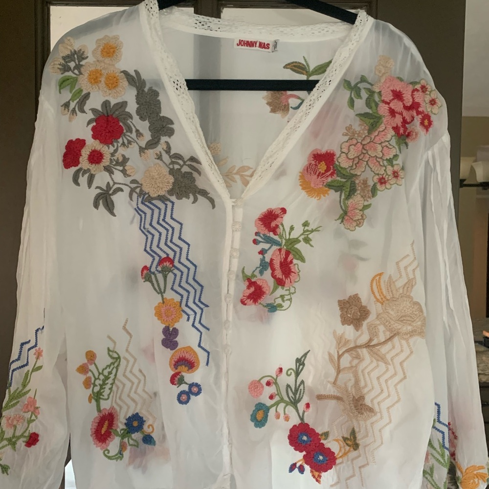 Johnny Was hip length tunic